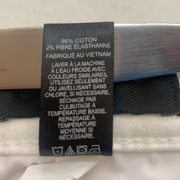 Express Size 10R White Denim Leggings - Picture 5 of 9